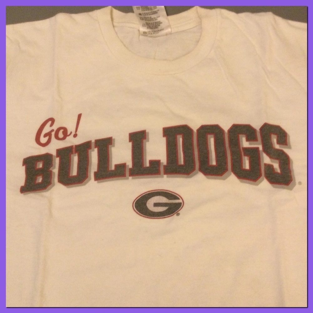Vtg GA Bulldogs tshirt, sz L